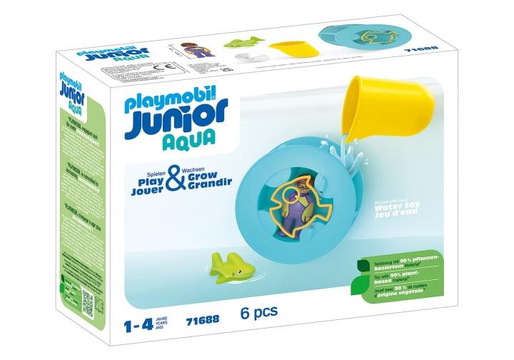 Playmobil JUNIOR AQUA: Vannhjul med babyhai (71688) i gruppen LEKER, BARN OG BABY / Leker / Leksaker hos TP E-commerce Nordic AB (C86052)