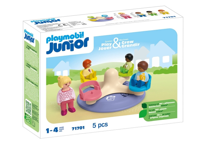 Playmobil JUNIOR: Number-Merry-Go-Go-Round (71701) i gruppen LEKER, BARN OG BABY / Leker / Lekesett hos TP E-commerce Nordic AB (C86054)