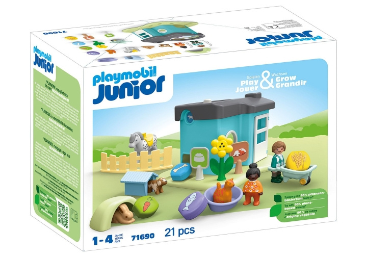 Playmobil Junior: Animal Home med godteridispenser (71690) i gruppen LEKER, BARN OG BABY / Leker / Lekesett hos TP E-commerce Nordic AB (C86063)