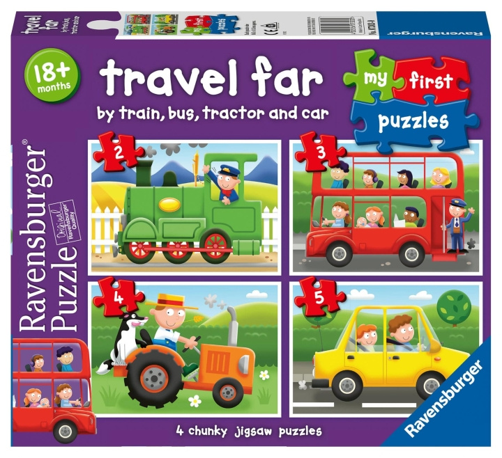 Ravensburger Reis langt Mitt første puslespill 2/3/4/5p i gruppen LEKER, BARN OG BABY / Leker / Barnas puslespill hos TP E-commerce Nordic AB (C86091)