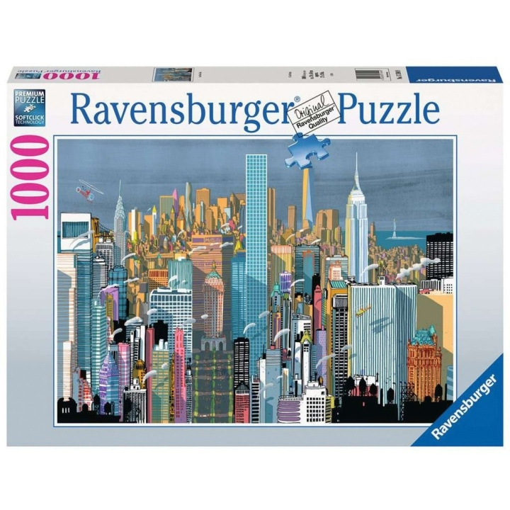 Ravensburger Puslespill Jeg er New York 1000p i gruppen LEKER, BARN OG BABY / Leker / Barnas puslespill hos TP E-commerce Nordic AB (C86101)