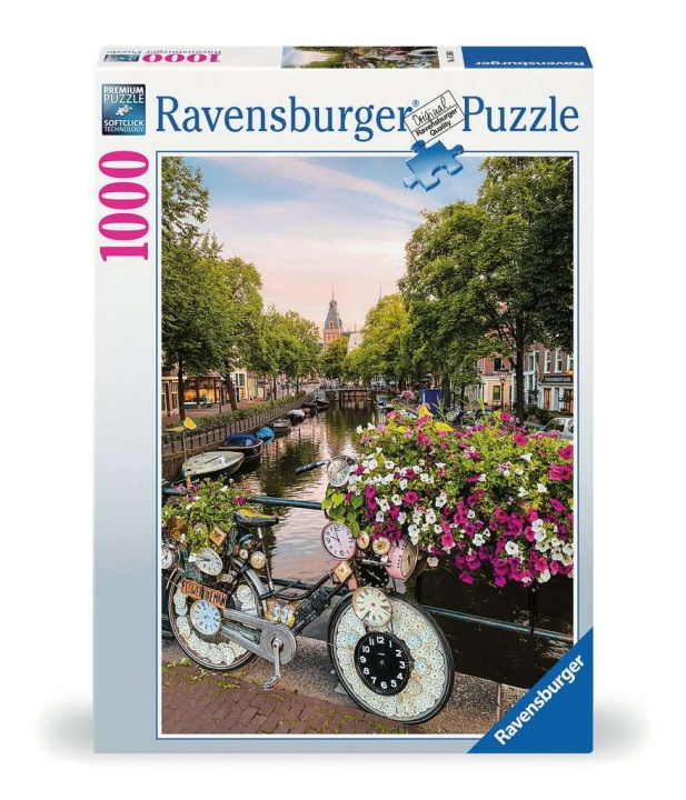 Ravensburger Puslespill Sykkel Amsterdam 1000p i gruppen LEKER, BARN OG BABY / Leker / Barnas puslespill hos TP E-commerce Nordic AB (C86105)