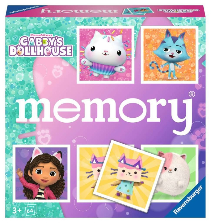 Ravensburger Gabbys dukkehus-memory i gruppen LEKER, BARN OG BABY / Leker / Brettspill / Barnespill hos TP E-commerce Nordic AB (C86120)