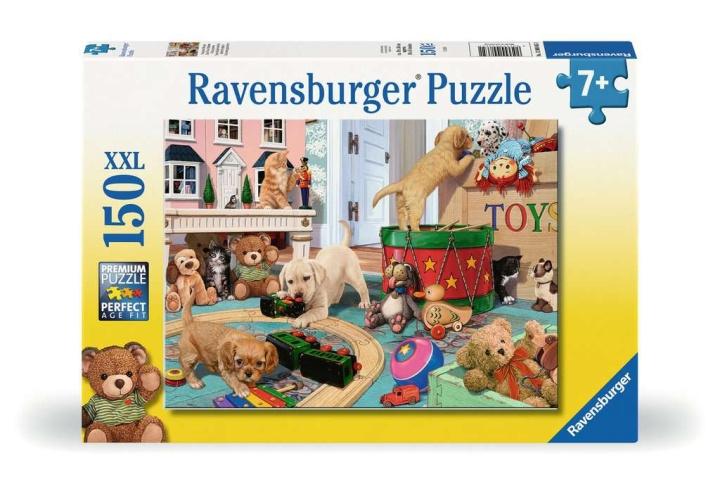 Ravensburger Puslespill Little Paws Playtime 150p i gruppen LEKER, BARN OG BABY / Leker / Barnas puslespill hos TP E-commerce Nordic AB (C86140)