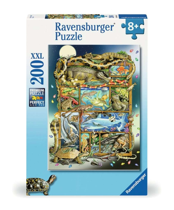 Ravensburger Ravensbruger - Puslespill Fisk og reptilmenasjeri 200p i gruppen LEKER, BARN OG BABY / Leker / Barnas puslespill hos TP E-commerce Nordic AB (C86141)