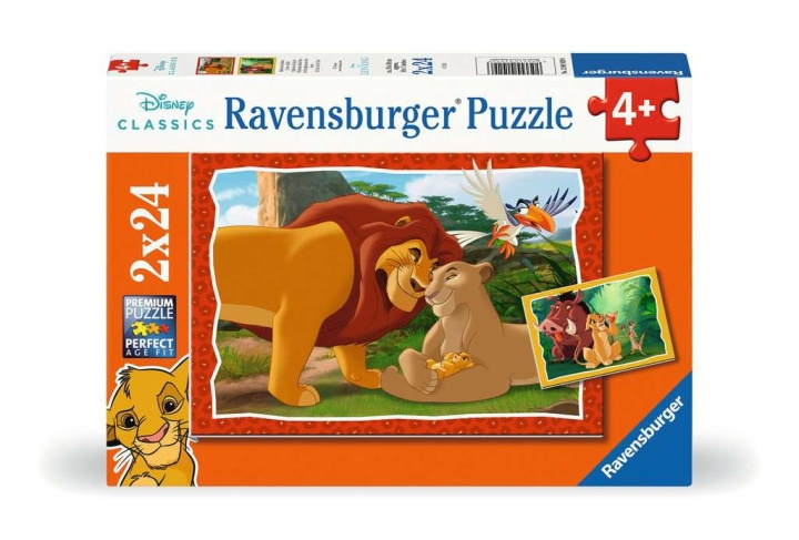 Ravensburger Puslespill Løvenes konge 2x24p i gruppen LEKER, BARN OG BABY / Leker / Barnas puslespill hos TP E-commerce Nordic AB (C86144)