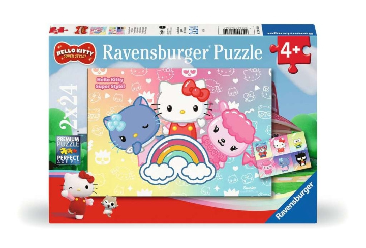 Ravensburger Puslespill Hello Kitty Super Style 2x24p i gruppen LEKER, BARN OG BABY / Leker / Barnas puslespill hos TP E-commerce Nordic AB (C86145)