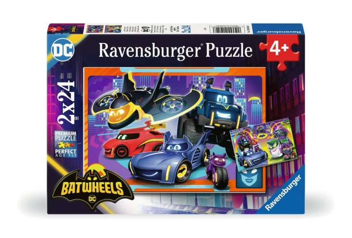 Ravensburger Puslespill Batwheels 2x24p i gruppen LEKER, BARN OG BABY / Leker / Barnas puslespill hos TP E-commerce Nordic AB (C86150)