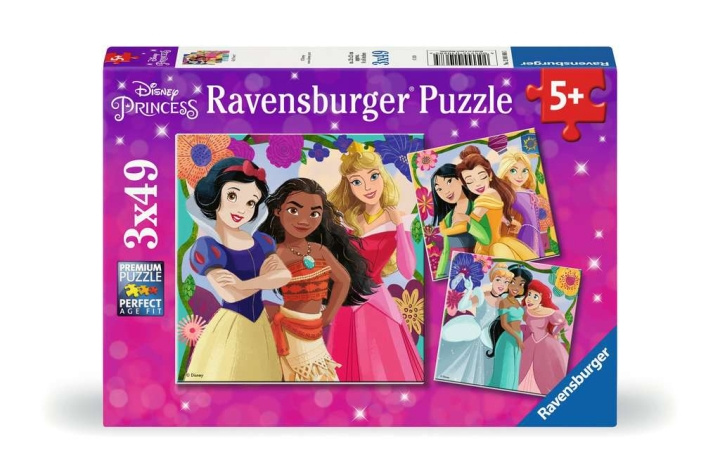 Ravensburger Puslespill Disney Princess 3x49p i gruppen LEKER, BARN OG BABY / Leker / Barnas puslespill hos TP E-commerce Nordic AB (C86152)