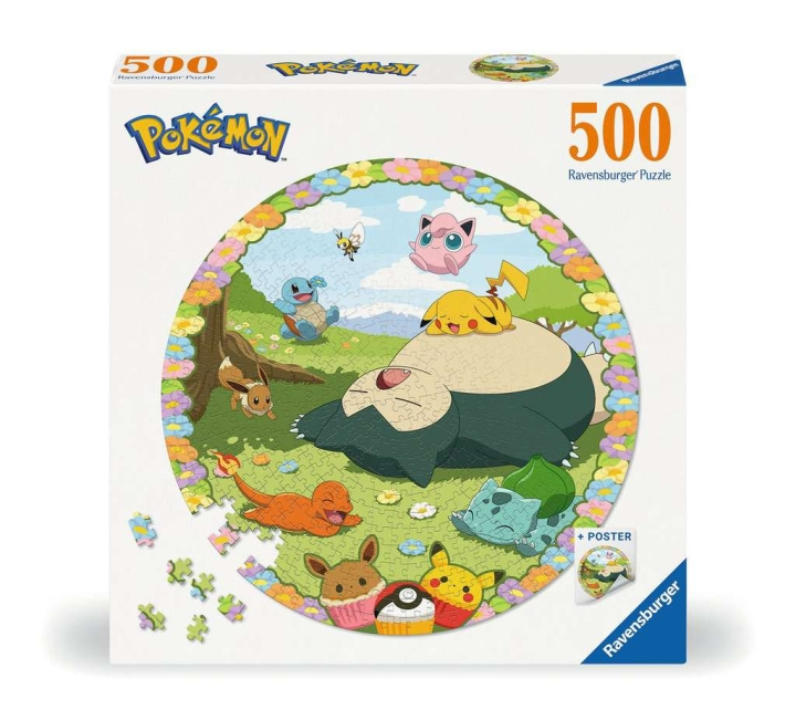 Ravensburger Puslespill Blomstrende Pokémon 500p i gruppen LEKER, BARN OG BABY / Leker / Barnas puslespill hos TP E-commerce Nordic AB (C86157)