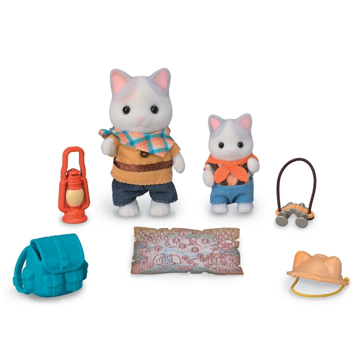 Sylvanian Families Spennende oppdagelsessett - Latte Cat Brother & Baby (5763) i gruppen LEKER, BARN OG BABY / Leker / Figurer, miniatyrer og tilbehør hos TP E-commerce Nordic AB (C86179)