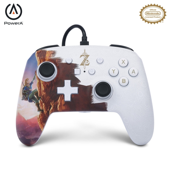 PowerA Enhanced Wired Controller - Nintendo Switch - Rise of the Hero i gruppen Elektronikk / TV-spill & tilbehør / Nintendo Switch hos TP E-commerce Nordic AB (C86201)