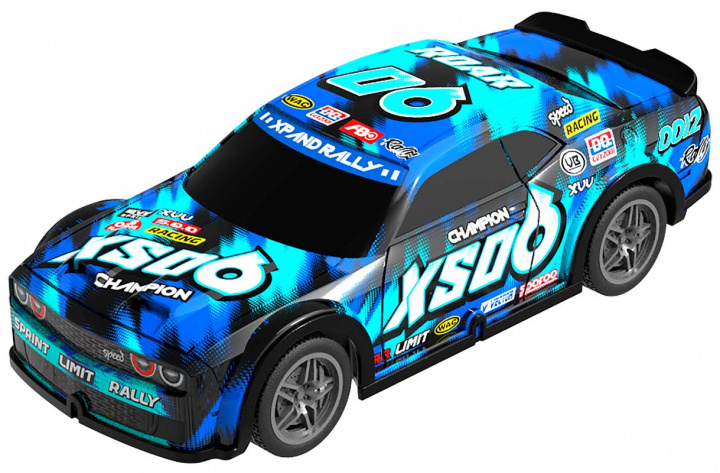 TEC-TOY Roar SXO6 m/lys R/C 1:22, 27MHz - Blå (471255) i gruppen LEKER, BARN OG BABY / Radiostyrt / Radiostyrte biler hos TP E-commerce Nordic AB (C86315)