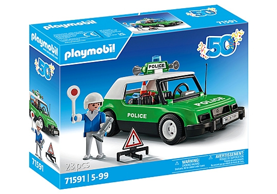 Playmobil 50YR Klassisk politibil (71591) i gruppen LEKER, BARN OG BABY / Leker / Leksaker hos TP E-commerce Nordic AB (C86321)