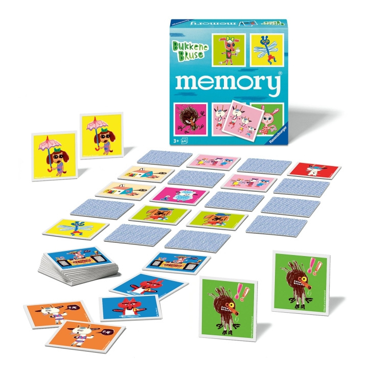 Ravensburger Bukkene Bruse memory® (Nordisk) - 10623018 i gruppen LEKER, BARN OG BABY / Leker / Brettspill / Barnespill hos TP E-commerce Nordic AB (C86350)