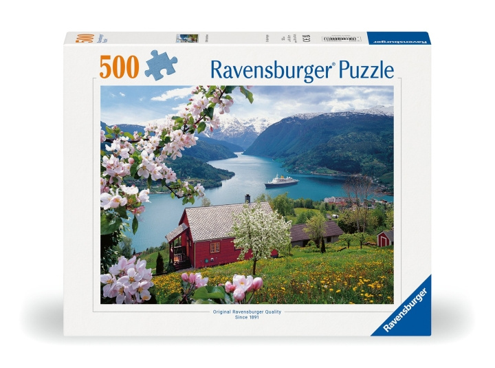 Ravensburger Puslespill Skandinavisk landskap 500p (12000208) i gruppen SPORT, FRITID & HOBBY / Hobby / Puslespill hos TP E-commerce Nordic AB (C86411)