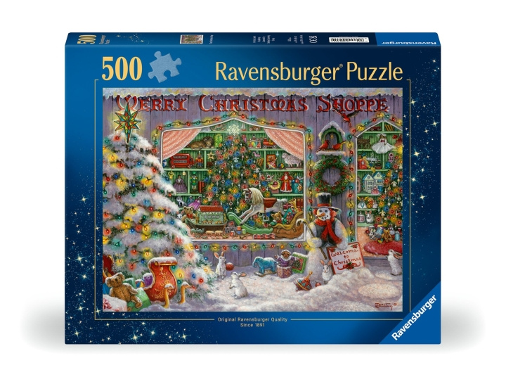 Ravensburger Puslespill The Christmas Shop 500p (12000215) i gruppen LEKER, BARN OG BABY / Leker / Barnas puslespill hos TP E-commerce Nordic AB (C86415)