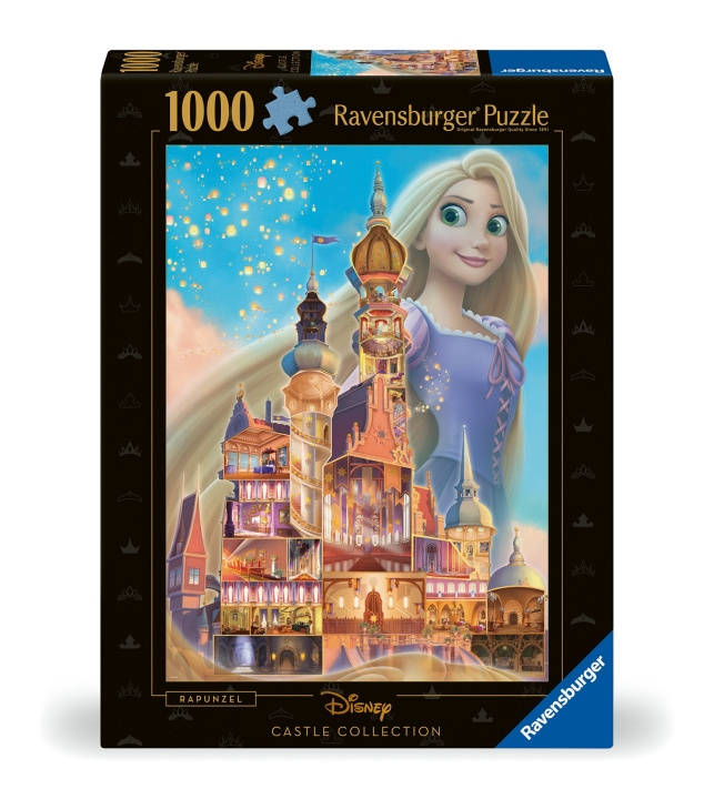 Ravensburger Puslespill Disney Castles Rapunzel 1000p (12000264) i gruppen LEKER, BARN OG BABY / Leker / Barnas puslespill hos TP E-commerce Nordic AB (C86429)