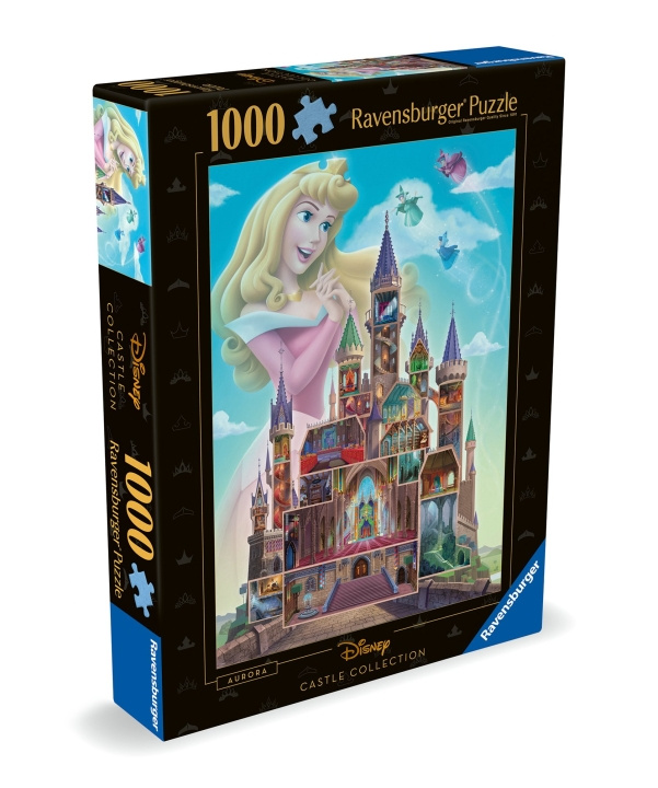 Ravensburger Puslespill Disney Castles Aurora 1000p (12000266) i gruppen LEKER, BARN OG BABY / Leker / Barnas puslespill hos TP E-commerce Nordic AB (C86432)