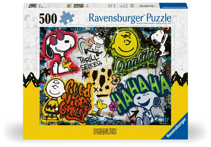 Ravensburger Puslespill Snoopy og vennene 500p (12000389) i gruppen LEKER, BARN OG BABY / Leker / Barnas puslespill hos TP E-commerce Nordic AB (C86453)