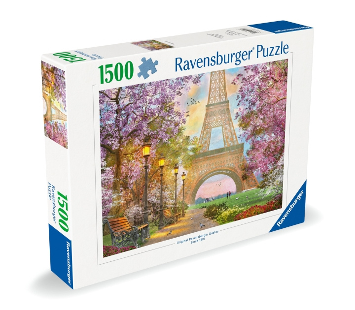 Ravensburger Puslespill Paris Romance 1500p (12000694) i gruppen LEKER, BARN OG BABY / Leker / Barnas puslespill hos TP E-commerce Nordic AB (C86470)