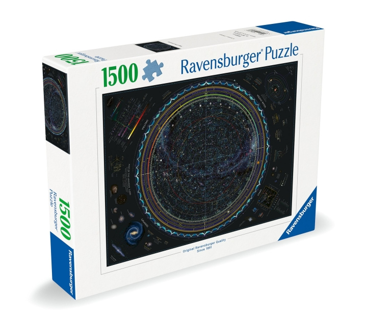 Ravensburger Puslespill Universets kart 1500p (12000703) i gruppen LEKER, BARN OG BABY / Leker / Barnas puslespill hos TP E-commerce Nordic AB (C86471)