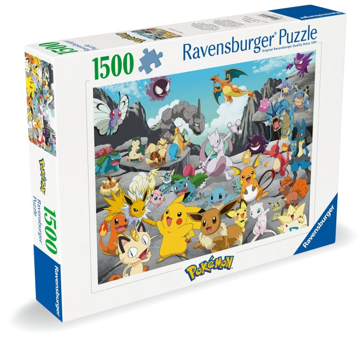 Ravensburger Puslespill Pokémon Classics 1500p (12000726) i gruppen LEKER, BARN OG BABY / Leker / Barnas puslespill hos TP E-commerce Nordic AB (C86474)