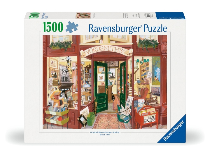 Ravensburger Puslespill Wordsmith\'s Bookshop 1500p (12000728) i gruppen LEKER, BARN OG BABY / Leker / Barnas puslespill hos TP E-commerce Nordic AB (C86475)