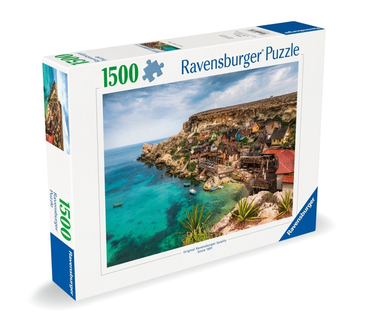 Ravensburger Puslespill Popey Village Malta 1500p (12000739) i gruppen LEKER, BARN OG BABY / Leker / Barnas puslespill hos TP E-commerce Nordic AB (C86480)