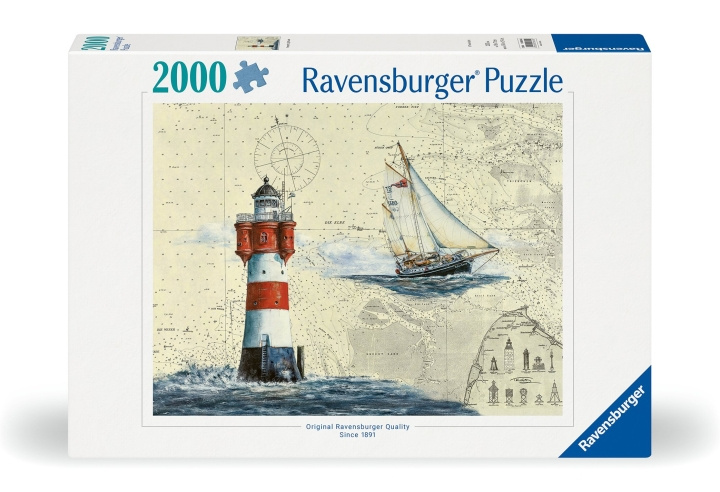 Ravensburger Puslespill Romantic Lighthouse 2000p (12000804) i gruppen LEKER, BARN OG BABY / Leker / Barnas puslespill hos TP E-commerce Nordic AB (C86538)