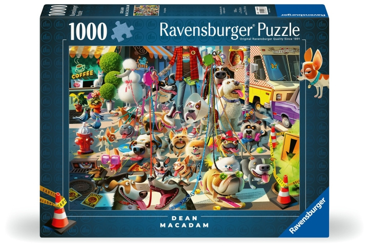 Ravensburger Puslespill The Dog Walker 1000p (12000876) i gruppen LEKER, BARN OG BABY / Leker / Barnas puslespill hos TP E-commerce Nordic AB (C86550)