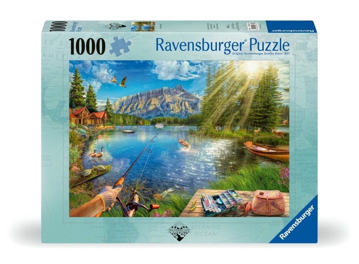 Ravensburger Puslespill Life At The Lake 1000p (12000877) i gruppen LEKER, BARN OG BABY / Leker / Barnas puslespill hos TP E-commerce Nordic AB (C86551)