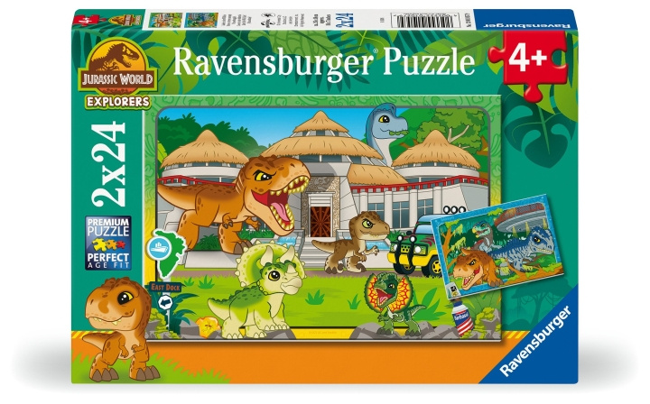 Ravensburger Puslespill Jurassic World Explorers 3x49p (12001057) i gruppen LEKER, BARN OG BABY / Leker / Barnas puslespill hos TP E-commerce Nordic AB (C86559)