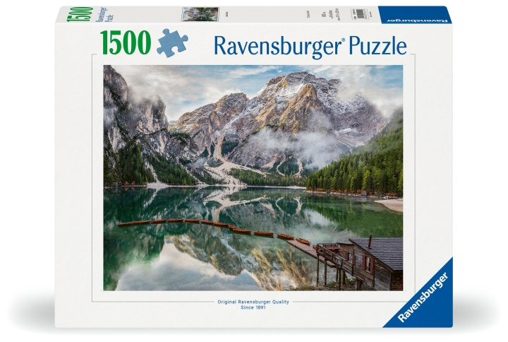 Ravensburger Puslespill Lake Braies 1500p (12001211) i gruppen LEKER, BARN OG BABY / Leker / Barnas puslespill hos TP E-commerce Nordic AB (C86563)