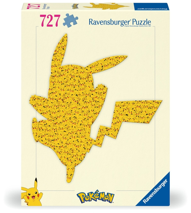 Ravensburger Puslespill Pokémon Shaped Pikachu 727p (12001212) i gruppen LEKER, BARN OG BABY / Leker / Barnas puslespill hos TP E-commerce Nordic AB (C86564)