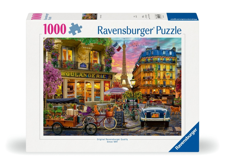 Ravensburger Puslespill Paris ved daggry 1000p (12000885) i gruppen LEKER, BARN OG BABY / Leker / Barnas puslespill hos TP E-commerce Nordic AB (C86589)