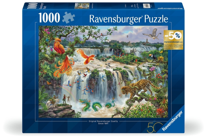 Ravensburger Puslespill Waterfall Iguazu 1000p (12001090) i gruppen LEKER, BARN OG BABY / Leker / Barnas puslespill hos TP E-commerce Nordic AB (C86590)