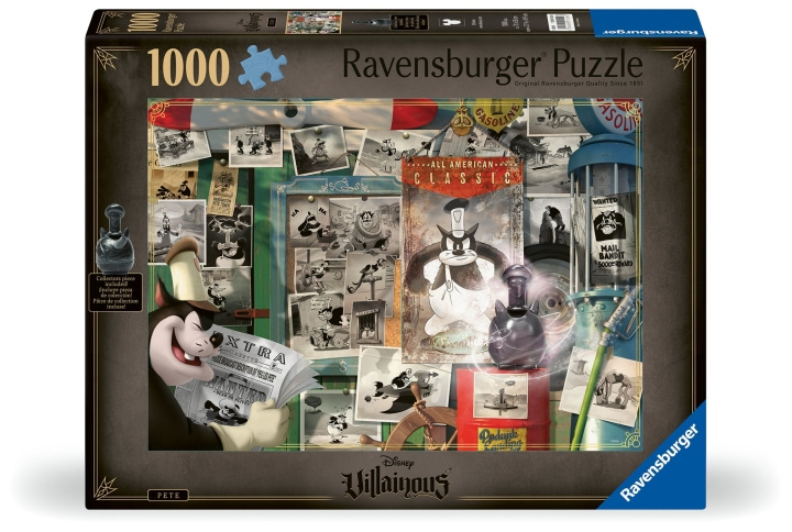 Ravensburger Puslespill Villainous Pete 1000p (12001129) i gruppen LEKER, BARN OG BABY / Leker / Barnas puslespill hos TP E-commerce Nordic AB (C86594)