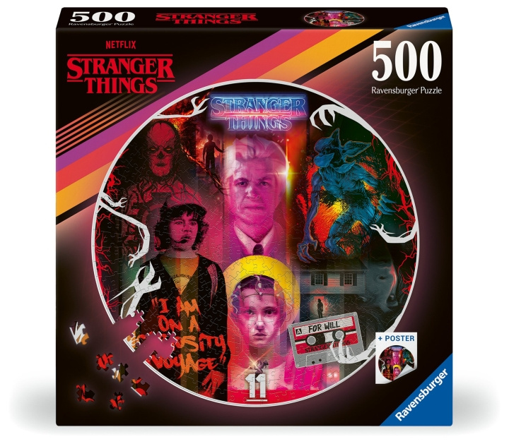 Ravensburger Puslespill Circle Of Colors Stranger Things 500p (12001227) i gruppen LEKER, BARN OG BABY / Leker / Barnas puslespill hos TP E-commerce Nordic AB (C86597)