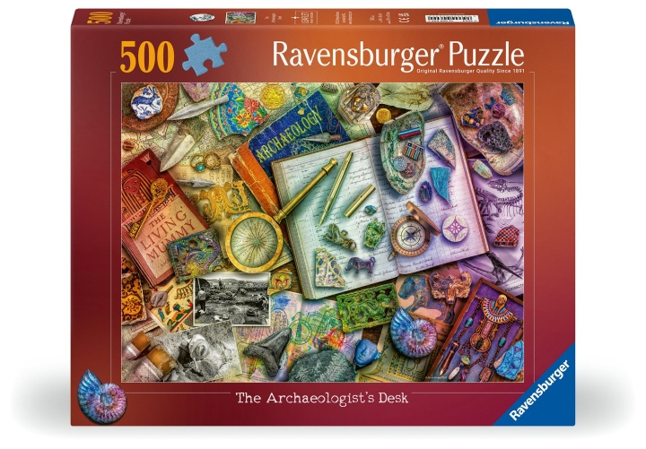 Ravensburger Puslespill Arkeologi 500p (12000699) i gruppen LEKER, BARN OG BABY / Leker / Barnas puslespill hos TP E-commerce Nordic AB (C86603)