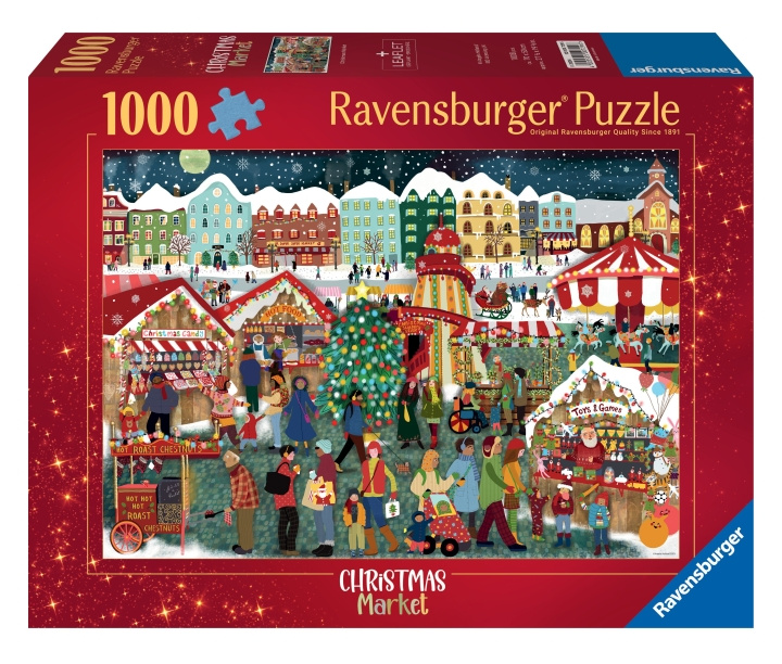 Ravensburger Puslespill Julemarked 1000p (12000729) i gruppen LEKER, BARN OG BABY / Leker / Barnas puslespill hos TP E-commerce Nordic AB (C86605)