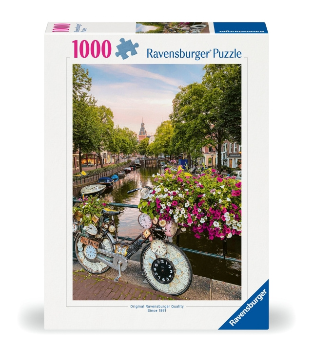 Ravensburger Puslespill Sykkel Amsterdam 1000p (12000780) i gruppen LEKER, BARN OG BABY / Leker / Barnas puslespill hos TP E-commerce Nordic AB (C86606)