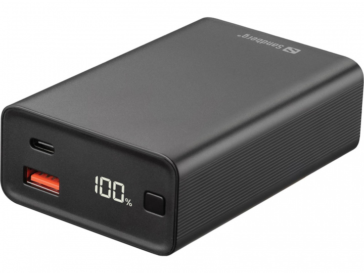 Sandberg Travel Powerbank 20000 PD65W i gruppen SMARTTELEFON & NETTBRETT / Ladere og Kabler / Powerbanks hos TP E-commerce Nordic AB (C86615)