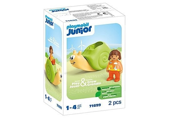 Playmobil Junior: Gyngesnegl med ranglefunksjon (71699) i gruppen LEKER, BARN OG BABY / Leker / Leksaker hos TP E-commerce Nordic AB (C86621)