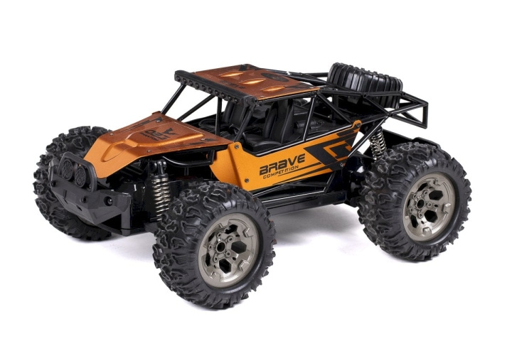 TEC-TOY Brave R/C 1:12 2,4GHz 7,4V 500mAh Li-Ion - oransje (471261) i gruppen LEKER, BARN OG BABY / Radiostyrt / Radiostyrte biler hos TP E-commerce Nordic AB (C86622)