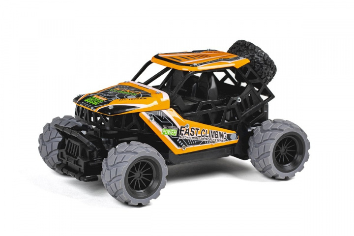 TEC-TOY King Climber R/C 1:18 2,4G 3,7V Li-ion - oransje (471415) i gruppen LEKER, BARN OG BABY / Radiostyrt / Radiostyrte biler hos TP E-commerce Nordic AB (C86633)