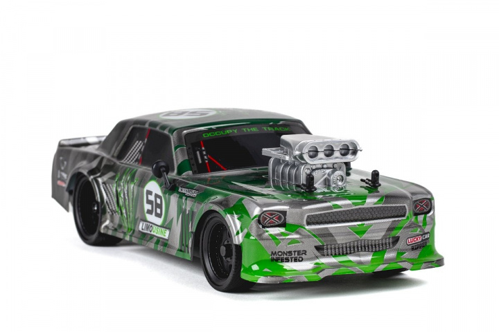 TEC-TOY Extreme Racing R/C 1:16 2,4G 3,7V Li-ion - grønn (471420) i gruppen LEKER, BARN OG BABY / Radiostyrt / Radiostyrte biler hos TP E-commerce Nordic AB (C86634)