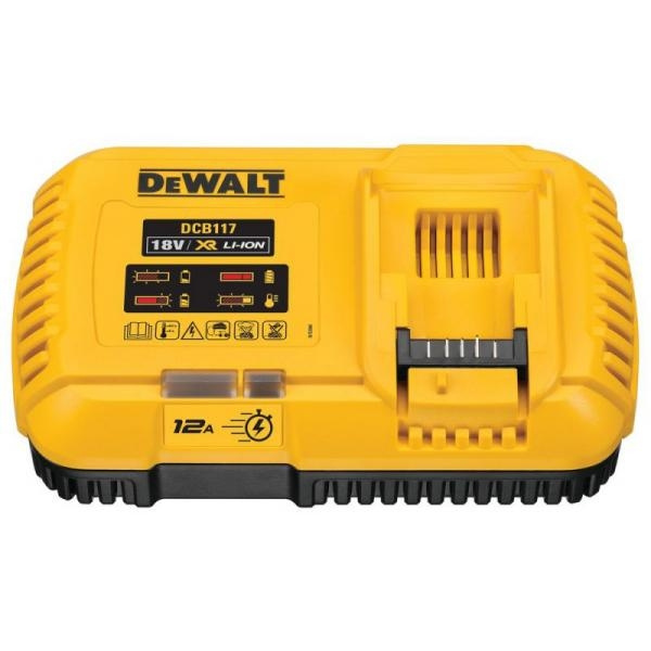 DeWALT DCB117-QW - hurtiglader 18V-54V 12A i gruppen HJEM, HUS OG HAGE / Verktøy / Annet verktøy og tilbehør hos TP E-commerce Nordic AB (C86638)