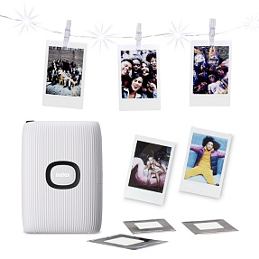 Fuji Instax mini link 2 m. LED-lyskjede - leirehvit i gruppen Datautstyr / Skrivere og tilbehør / Skrivere / Miniprintere og tilbehør hos TP E-commerce Nordic AB (C86646)