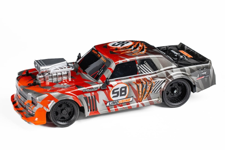 TEC-TOY Extreme Racing R/C 1:16 2,4G 3,7V Li-ion, oransje i gruppen LEKER, BARN OG BABY / Radiostyrt / Radiostyrte biler hos TP E-commerce Nordic AB (C86648)